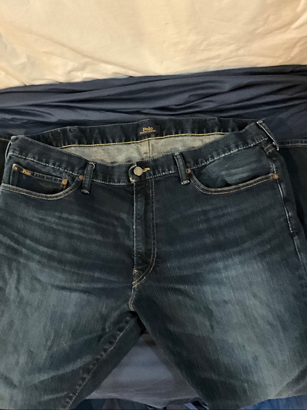Polo by Ralph Lauren Men’s Indigo Straight-Leg Jeans